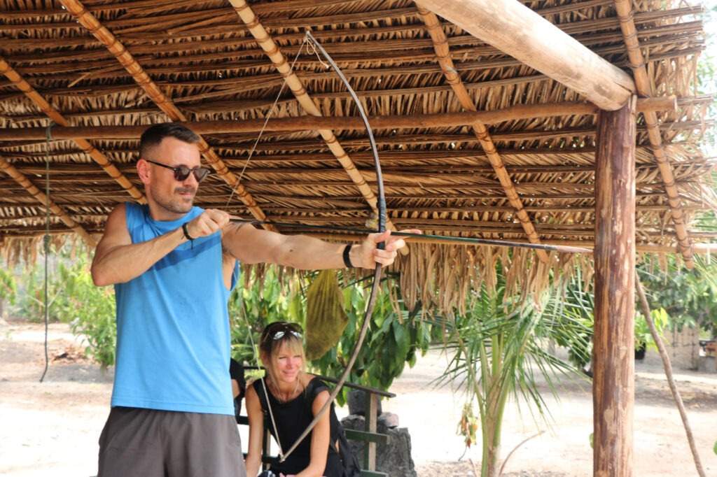 survival skills aanleren in amazonas